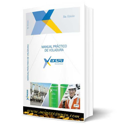 Manual Practico de Voladura de EXSA 5ta edicion gratis, descargable 2019, manual de exsa 2019