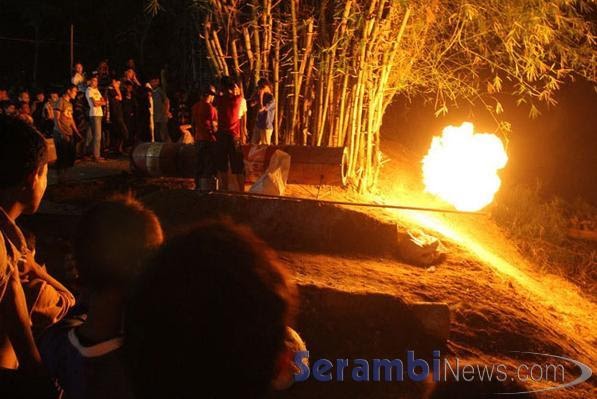 Festival Meriam Bambu Akan Berlangsung pada Malam Hari 