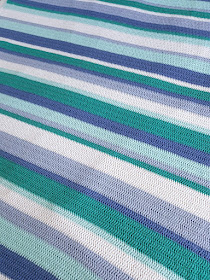 Beautiful cute and easy stripy crochet blanket.