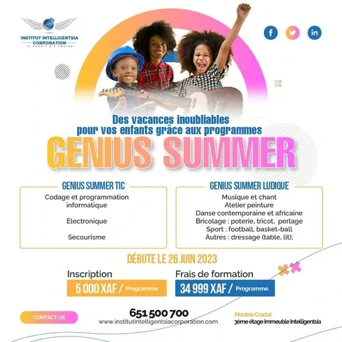 Passez des vacances inoubliables grâce aux programmes Genius Summer