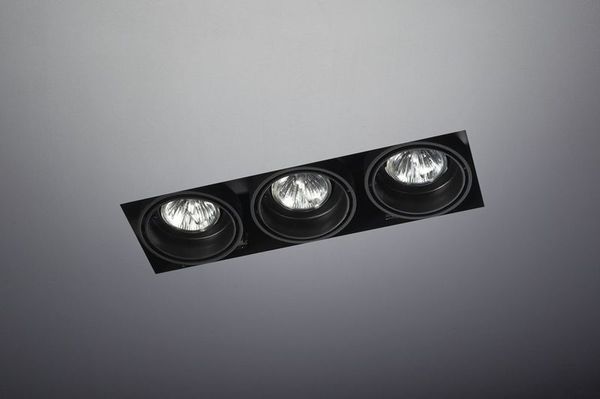 Leds-C4 -valaisimet mustat multidir trimless 