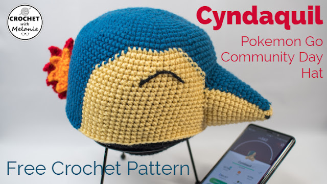 Pokemon Cyndaquil Hat - Free Crochet Pattern