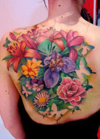 tatuagens de flores