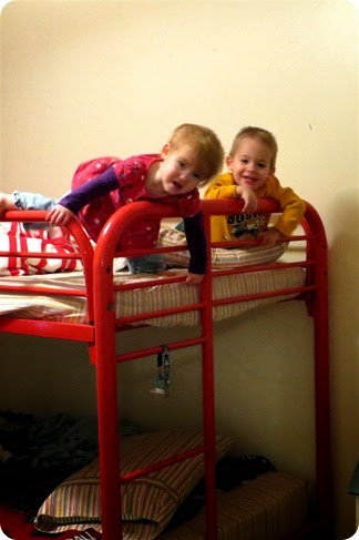 Twins on Top Bunk