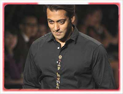 Salman Khan in Wills India Fashion Week