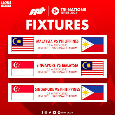 Live Streaming Malaysia vs Singapore FAS Tri-Nations Series 2022