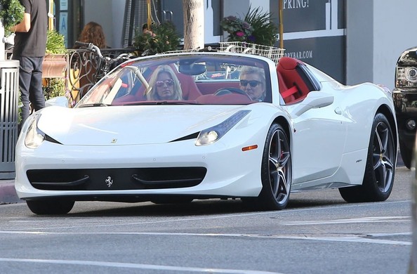 Rod Stewart - Ferrari 458 Spider