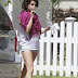 Selena Gomez candid : Pamer Paha Mulus