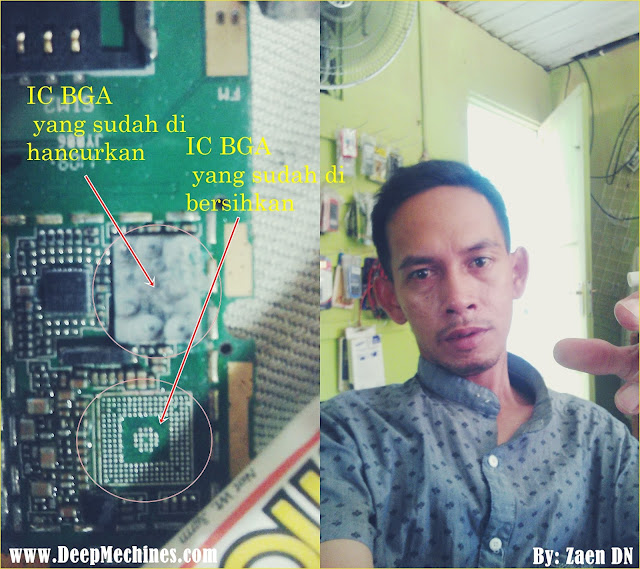 Tips Pengangkatan IC BGA yang sudah Rusak pada Handphone