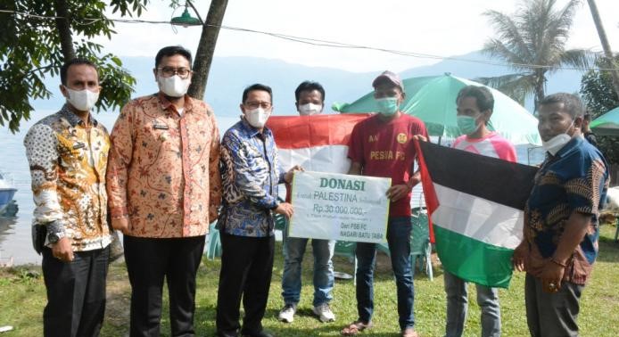 Untuk Palestina, PSB Batu Taba Serahkan 30 Juta Rupiah