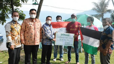 Untuk Palestina, PSB Batu Taba Serahkan Donasi Sebesar 30 Juta Rupiah 