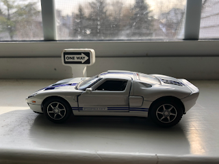 Toy Ford GT Going The Wrong Way