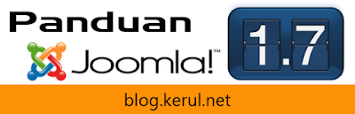 logo panduan Joomla 1.7 melayu oleh blog.kerul.net