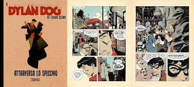 Il Dylan Dog di Tiziano Sclavi: Attraverso lo specchio (cover + tavole)