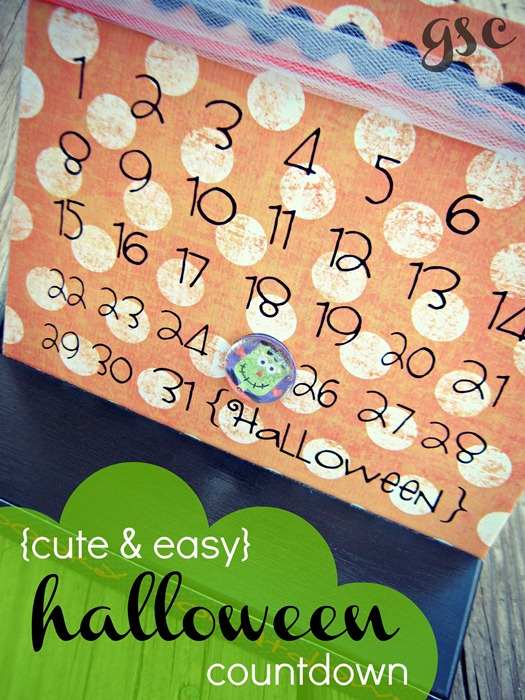 Halloween Countdown from Ginger Snap Crafts