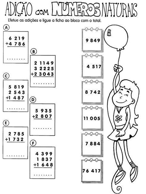 Atividades de matemática 5° ano para imprimir