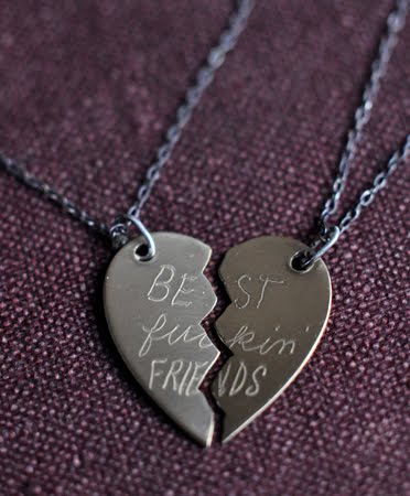 BFF'S 4 EVER Yet another cool piece of jewelry available at Bona Drag