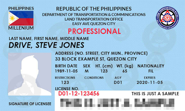 List of Qualifications Requirements & Procedures to get Professional Driver's License - LTO