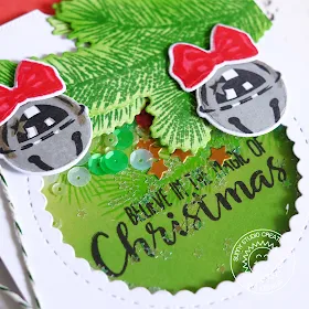 Sunny Studio Stamps: Holiday Style Jingle Bell Magic of Christmas Card by Lexa Levana.