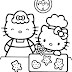 Hello Kitty Valentine Coloring Pages - Coloring Home