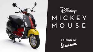 Vespa hợp tác với Disney ra mắt dòng xe giới hạn Vespa Disney Mickey Mouse Edition