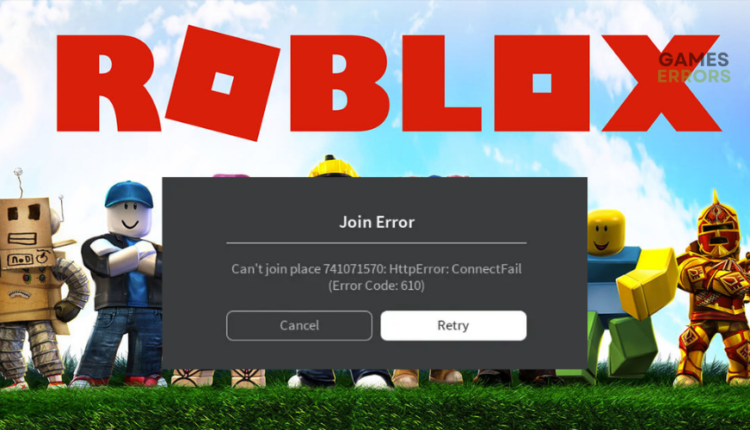 Roblox Error Code 610: Cause & Quick Fixes Now