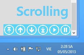 scrolling