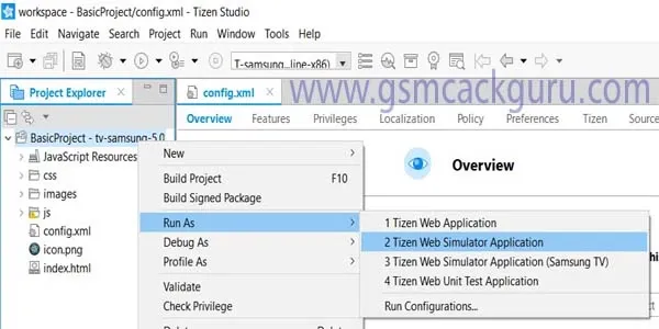Tizen Studio 5.5