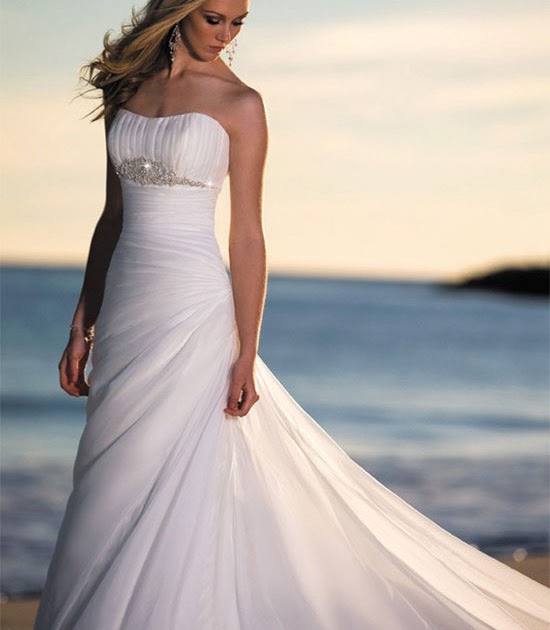  Wedding  Fashion Elegant Romantic  Beach  Wedding Gowns 