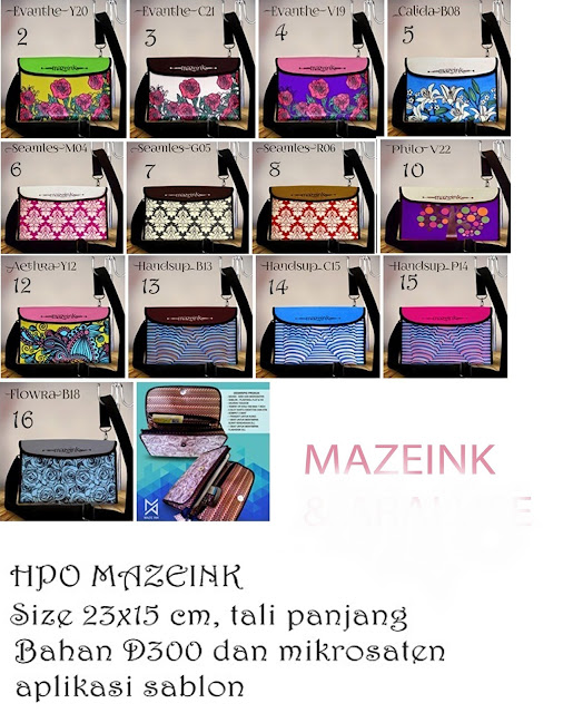 BAHAN MIKROSATEN, HPO MAZEINK, APLIKASI SABLON