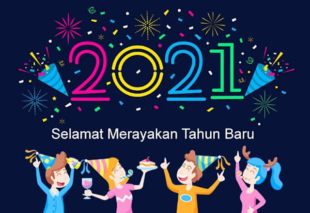 Kartu Ucapan Selamat Tahun Baru 2021 | Cahunit.com
