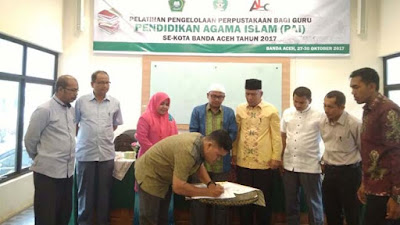 Guru PAI Se- Banda Aceh Dibekali Pelatihan Perpustakaan