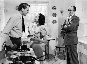 Gary Cooper, Teresa Wright and Walter Brennan in The Pride of the Yankees (1942)