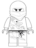 Gambar Mewarnai Ninjago Ninja Lego
