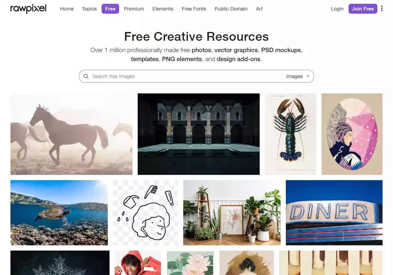 Free Creative Resources by Rawpixel