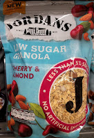 Jordans low sugar cherry & almond granola