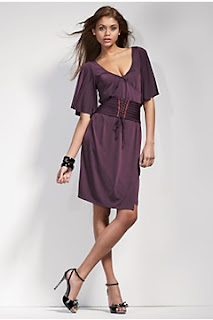 miss sixty purple jersey dress