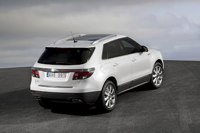 2012 Saab 9-4X Rear Angle View