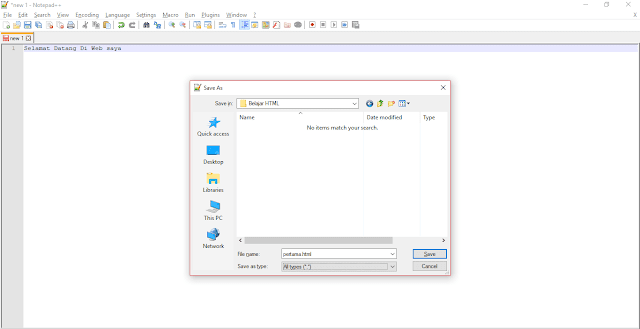Membuat Dan Menjalankan File HTML
