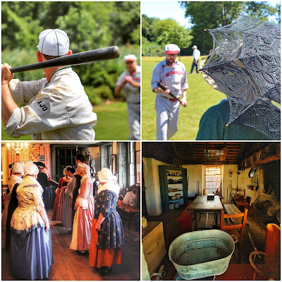 Oldtime baseball, and other pre-COVID activities at New Bridge Landing