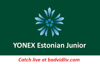 Estonian Junior 2018 live streaming