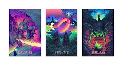 The Lord of the Rings Trilogy Prints by Ian Permana x Bottleneck Gallery