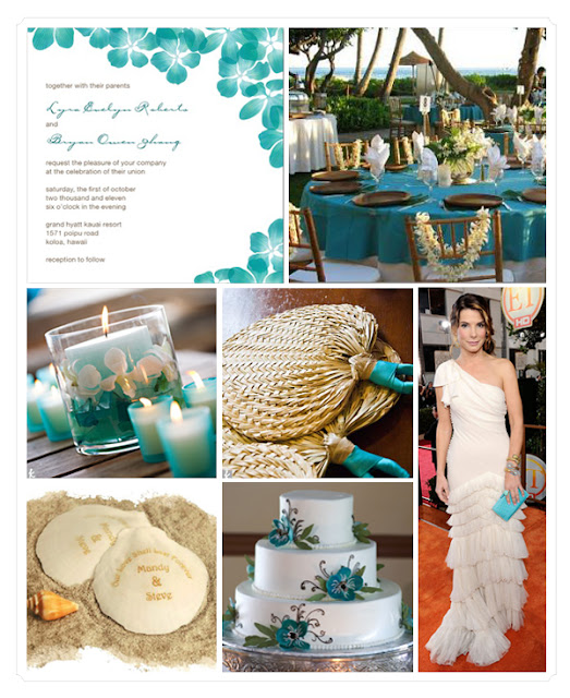 DECORACION MATRIMONIO BODA COLOR TURQUESA WEDDING TURQUOISE