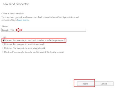 Custom Send Conenctor