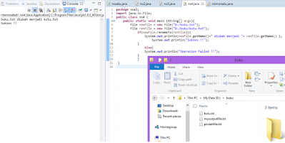merename file dengan inputan keyboard