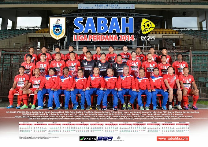 POSTER SABAH FA LIGA PERDANA 2014