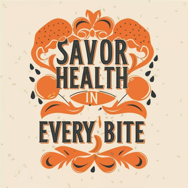 Savor health in every bite.