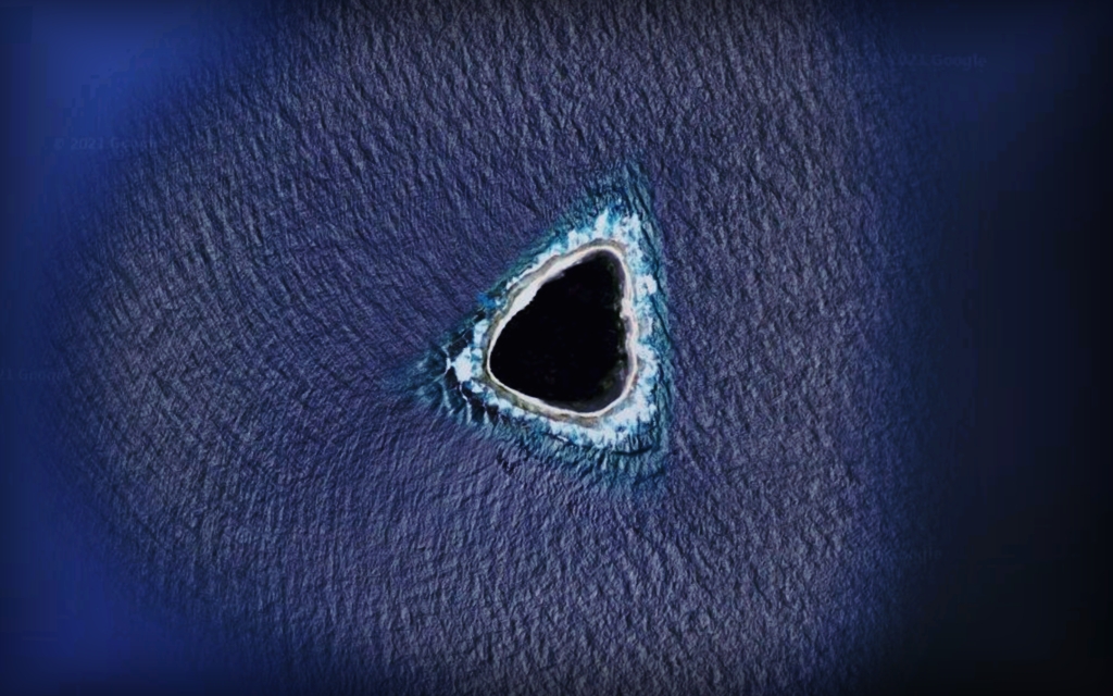 Isla 'vacía' vista en Google Maps.GOOGLE MAPS