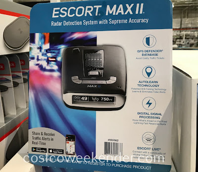 Avoid costly traffic tickets with the Escort Max II Radar Detector