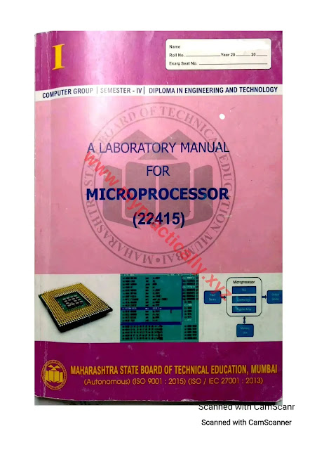 22415 Microprocessor MIC Lab Manual All Answers | Msbte I Scheme Lab Manual Answers | Manual Answers Pdf Download